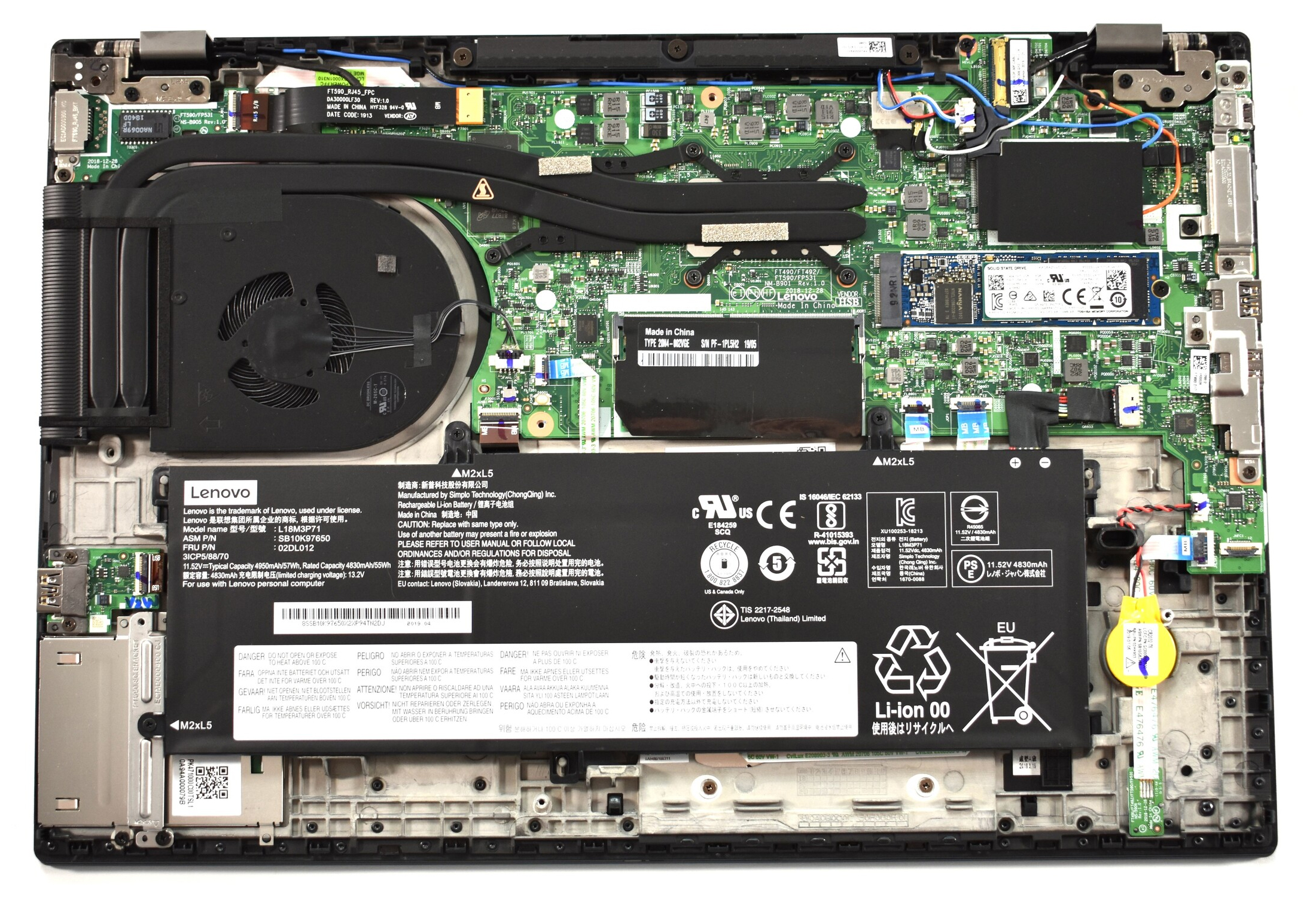 How to replace and fix Lenovo ThinkPad E580, E585, E590, E595, L580, L590, R590, T590, black Arabic AR keyboard original LIM17F53AO-G622 (Lenovo ThinkPad T590-20N40009GE)